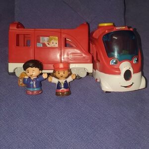 Fisher-Price Little People Train Set - Red